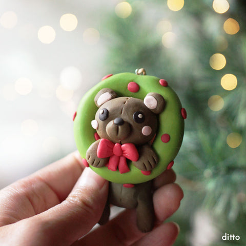 Sculpt & Bake: Holiday Cutie Baby Animal Wreath Ornaments Kit
