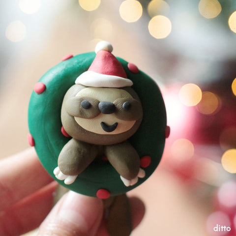 Sculpt & Bake: Holiday Cutie Baby Animal Wreath Ornaments Kit